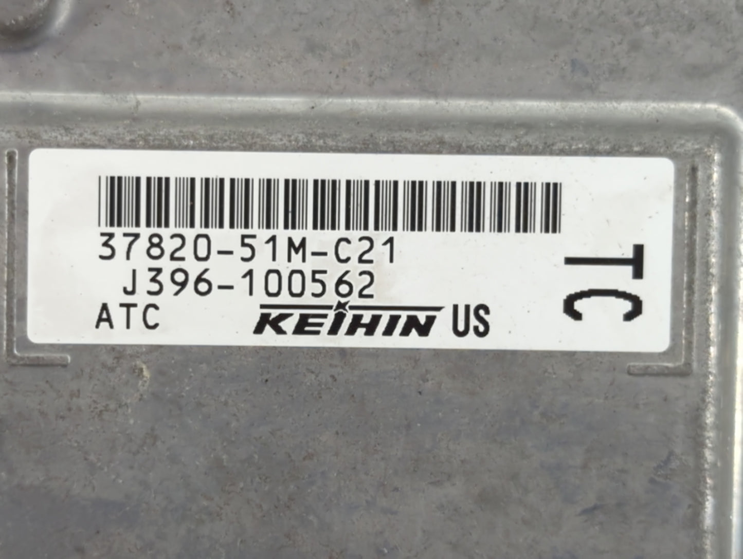 2018 Honda Hr-V PCM Engine Control Computer ECU ECM PCU OEM P/N:37820-51M-C21 Fits OEM Used Auto Parts - Oemusedautoparts1.c