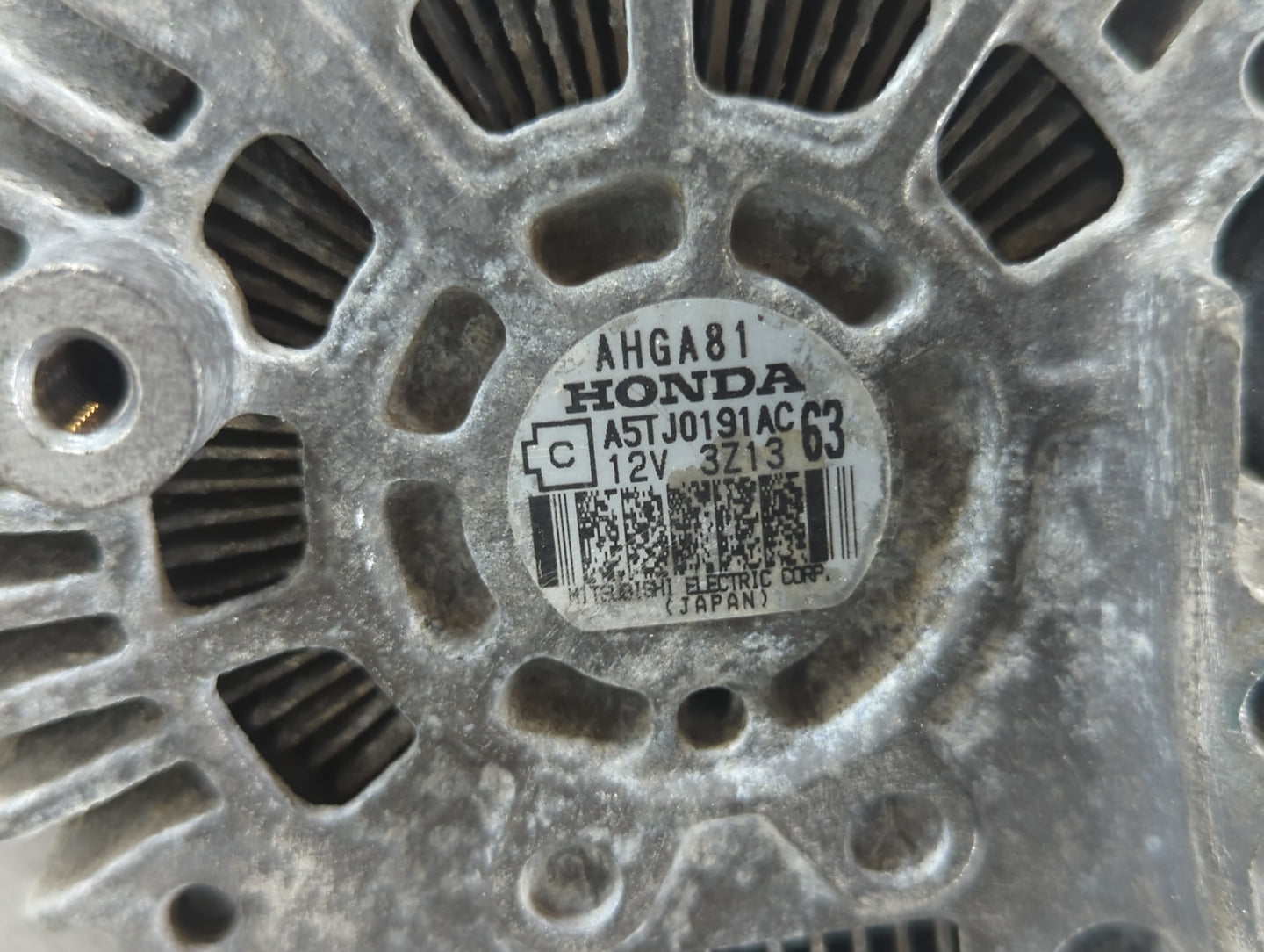 2016-2018 Honda Hr-V Alternator Replacement Generator Charging Assembly Engine OEM P/N:A5TJ0191AC Fits OEM Used Auto Parts -