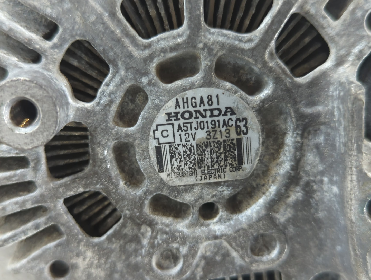 2016-2018 Honda Hr-V Alternator Replacement Generator Charging Assembly Engine OEM P/N:A5TJ0191AC Fits OEM Used Auto Parts -