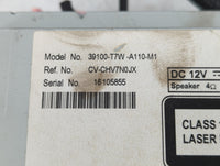 2018 Honda Hr-V Radio AM FM Cd Player Receiver Replacement P/N:39100-T7W-A110-M1 Fits OEM Used Auto Parts - Oemusedautoparts