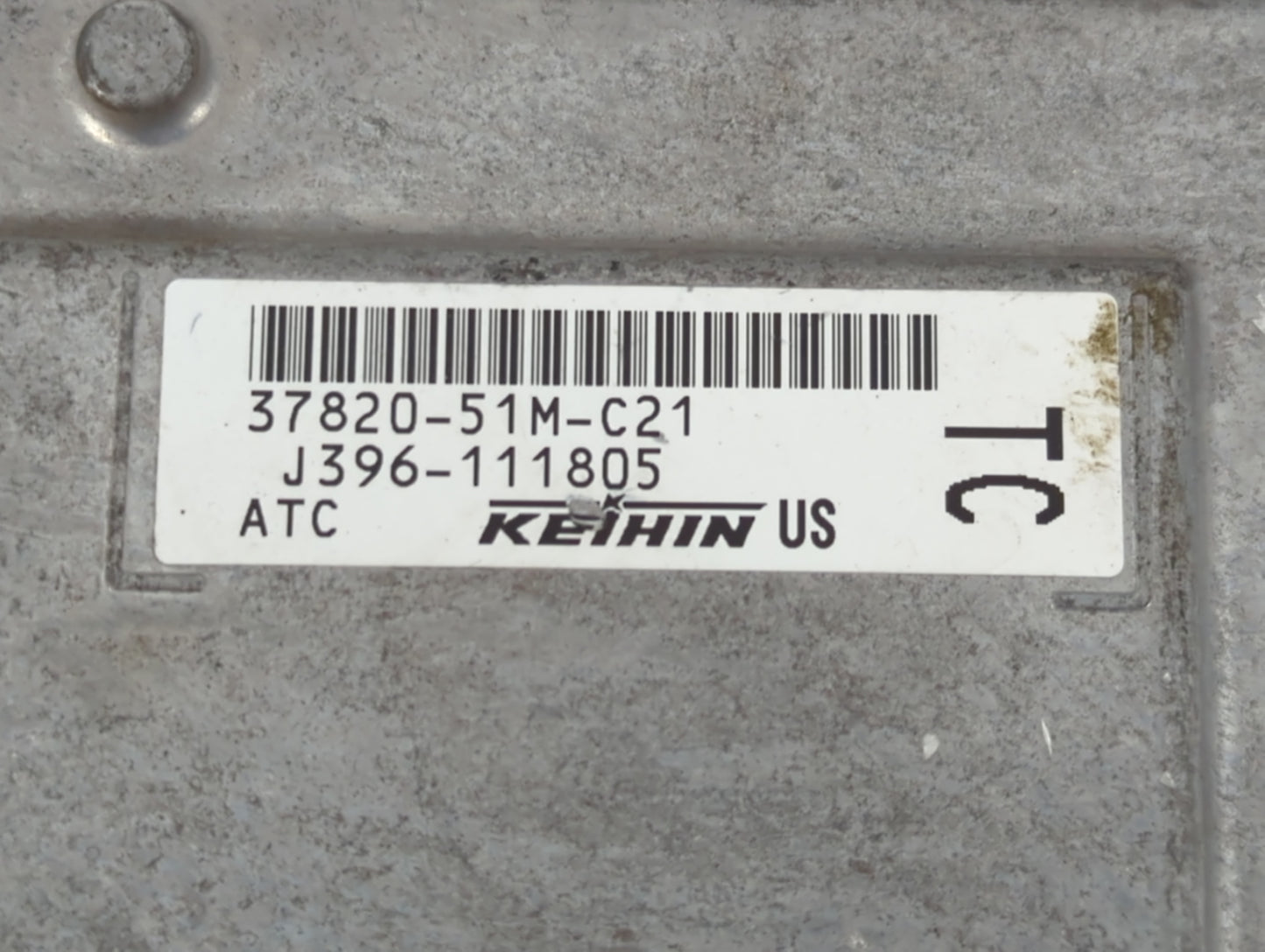 2018 Honda Hr-V PCM Engine Control Computer ECU ECM PCU OEM P/N:37820-51M-C21 Fits OEM Used Auto Parts - Oemusedautoparts1.c