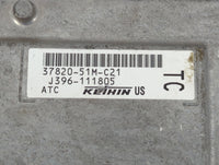2018 Honda Hr-V PCM Engine Control Computer ECU ECM PCU OEM P/N:37820-51M-C21 Fits OEM Used Auto Parts - Oemusedautoparts1.c