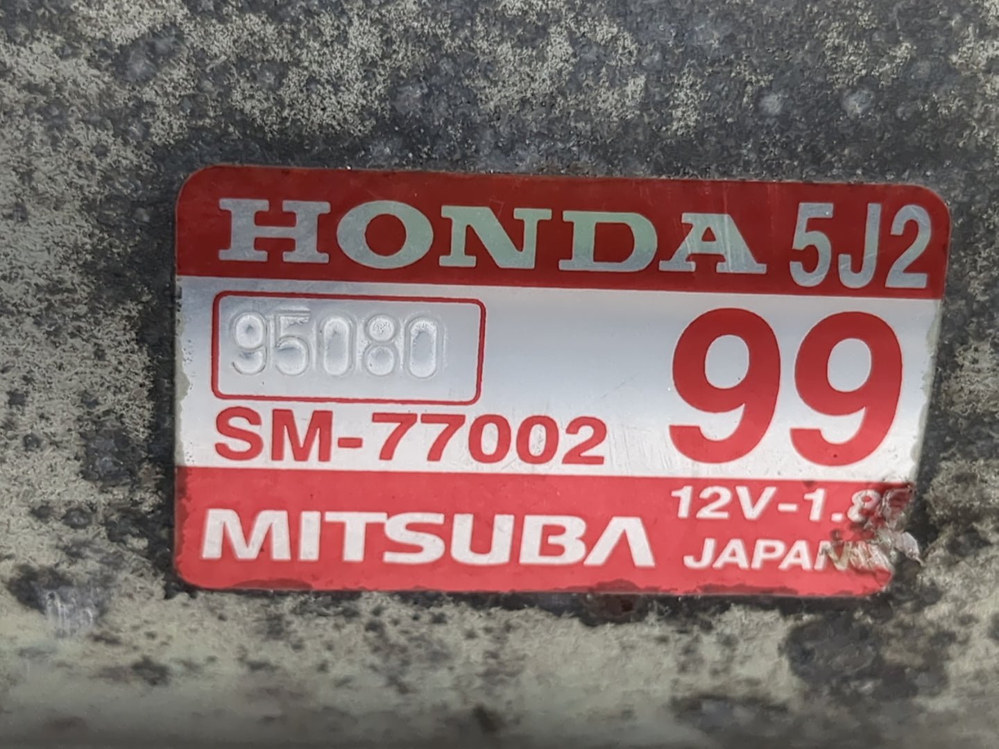 2018 Honda Odyssey Car Starter Motor Solenoid OEM P/N:SM-77002 Fits OEM Used Auto Parts - Oemusedautoparts1.com