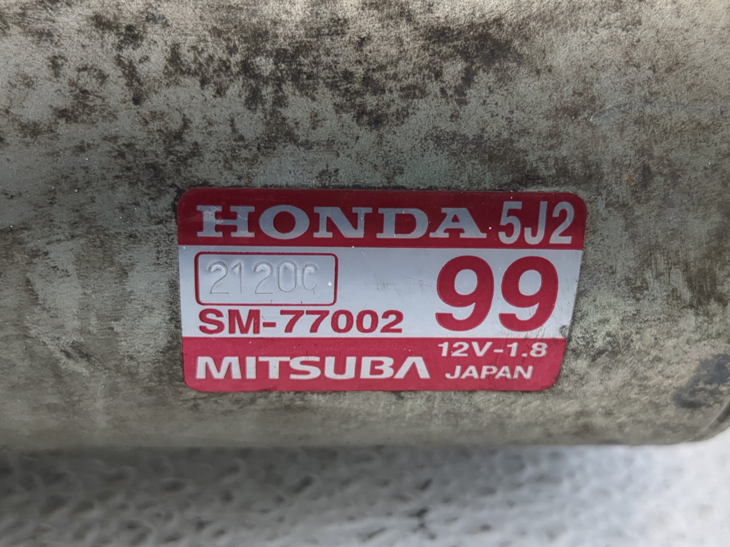 2018 Honda Odyssey Car Starter Motor Solenoid OEM P/N:SM-77002 Fits OEM Used Auto Parts - Oemusedautoparts1.com