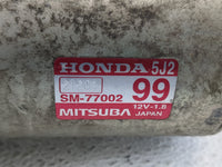 2018 Honda Odyssey Car Starter Motor Solenoid OEM P/N:SM-77002 Fits OEM Used Auto Parts - Oemusedautoparts1.com