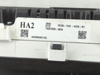 2018 Honda Odyssey Instrument Cluster Speedometer Gauges P/N:78100-THR-A230-M1 Miles: Fits OEM Used Auto Parts - Oemusedauto