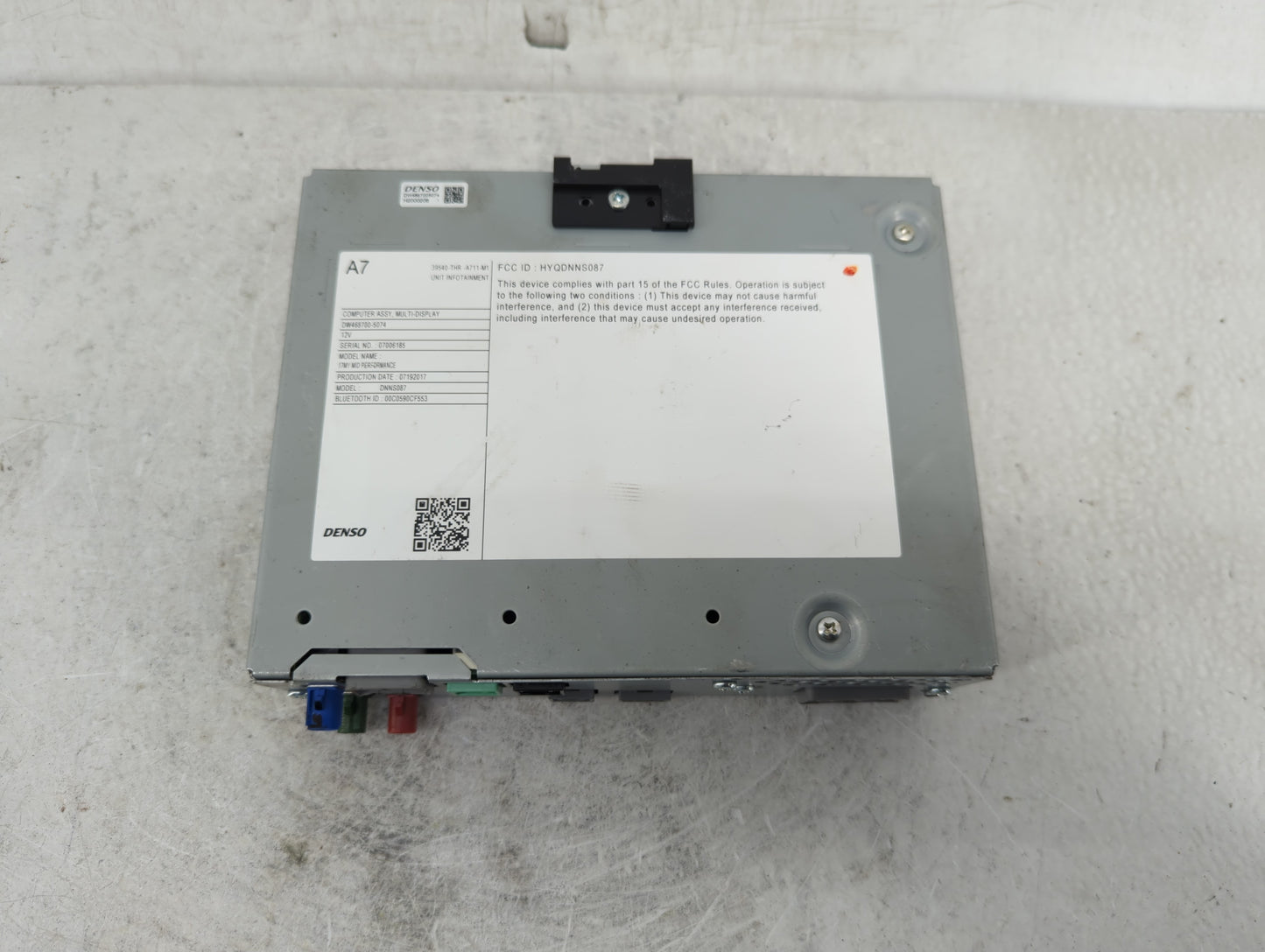 2018 Honda Odyssey Radio AM FM Cd Player Receiver Replacement P/N:39540-THR-A711-M1 Fits OEM Used Auto Parts - Oemusedautopa