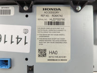 2018 Honda Odyssey Radio AM FM Cd Player Receiver Replacement P/N:39710-THR-A010-M1 Fits OEM Used Auto Parts - Oemusedautopa