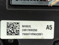 2018 Honda Odyssey Climate Control Module Temperature AC/Heater Replacement P/N:79600THRA520M1 Fits OEM Used Auto Parts - Oe