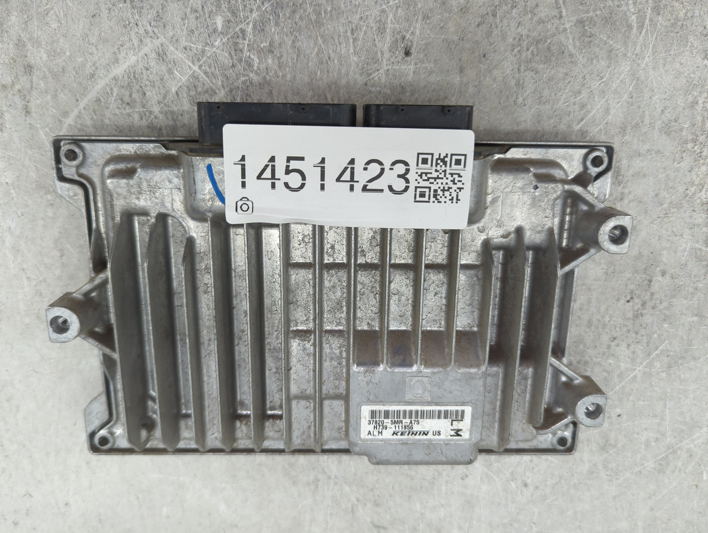 2018 Honda Odyssey PCM Engine Control Computer ECU ECM PCU OEM P/N:37820-5MR-A75 H739-111856 Fits OEM Used Auto Parts - Oemu