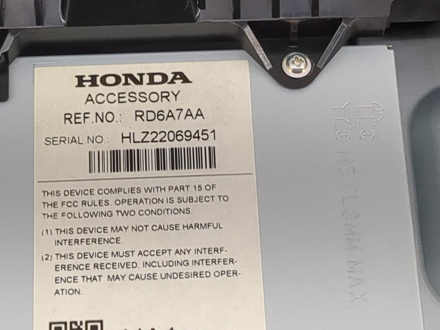 2018 Honda Odyssey Information Display Screen - Oemusedautoparts1.com