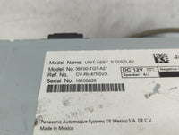 2016-2019 Honda Pilot Radio AM FM Cd Player Receiver Replacement P/N:39100-TG7-A21 Fits Fits 2016 2017 2018 2019 OEM Used Au