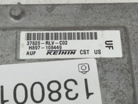 2017-2019 Honda Pilot PCM Engine Control Computer ECU ECM PCU OEM P/N:37820-RLV-C02 Fits Fits 2017 2018 2019 OEM Used Auto P
