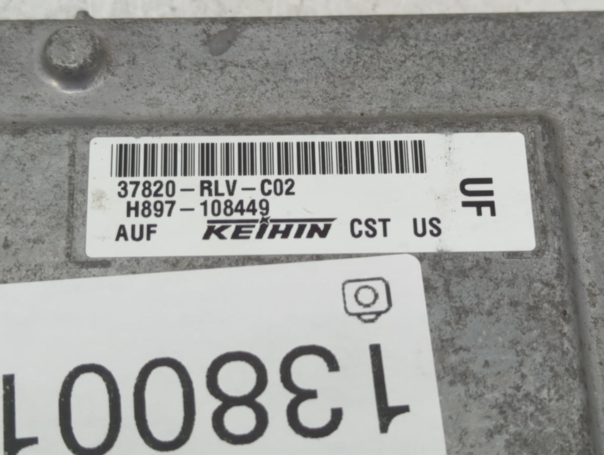 2017-2019 Honda Pilot PCM Engine Control Computer ECU ECM PCU OEM P/N:37820-RLV-C02 Fits 2017 2018 2019 OEM Used Auto Parts 