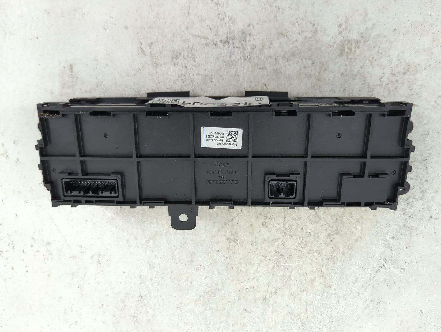 2016-2018 Honda Pilot Climate Control Module Temperature AC/Heater Replacement P/N:79600TG7A220M1 SANWA2A268H Fits OEM Used 