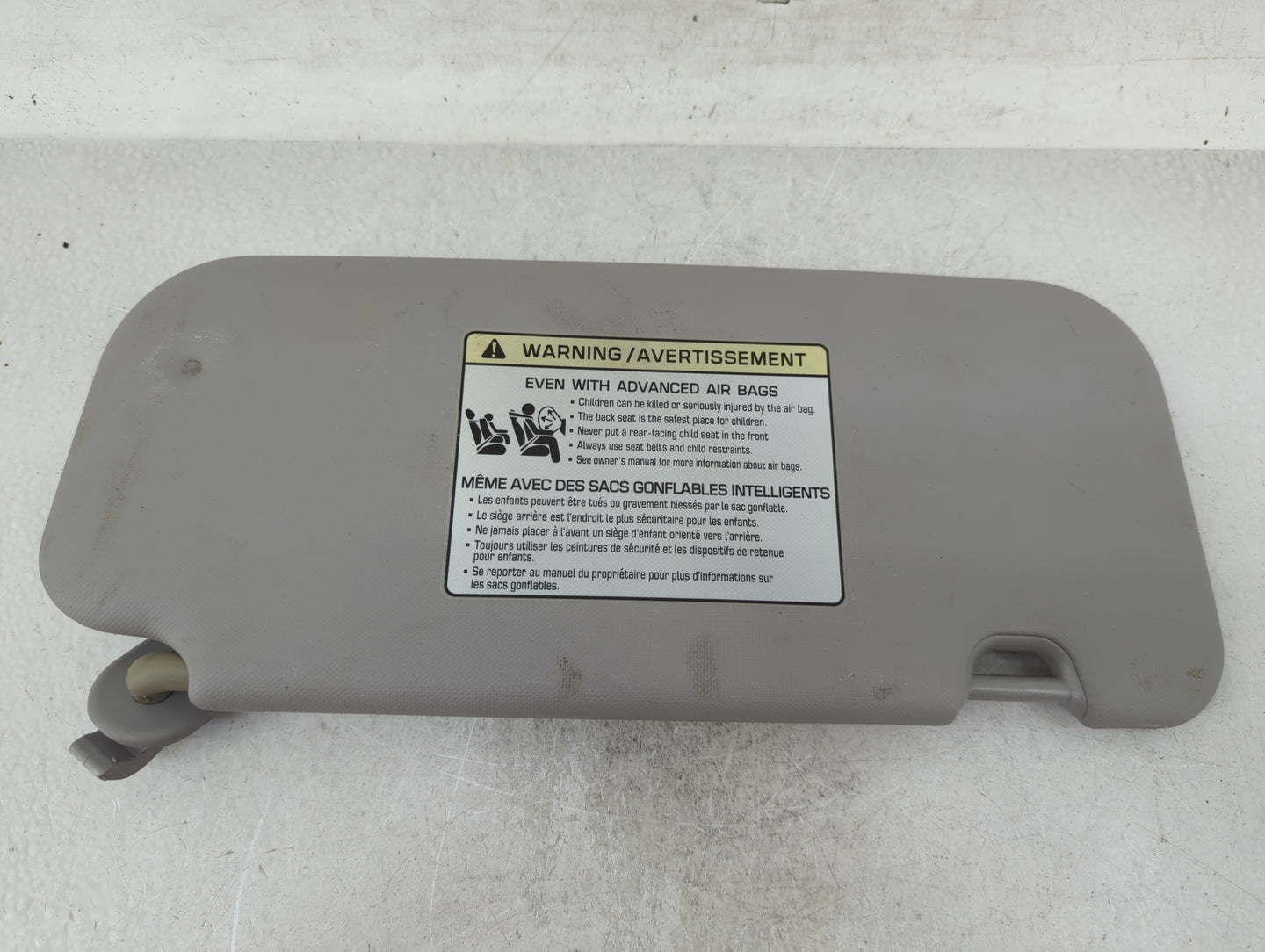 2018-2022 Hyundai Accent Sun Visor Shade Replacement Driver Left Mirror Fits Fits 2018 2019 2020 2021 2022 OEM Used Auto Par