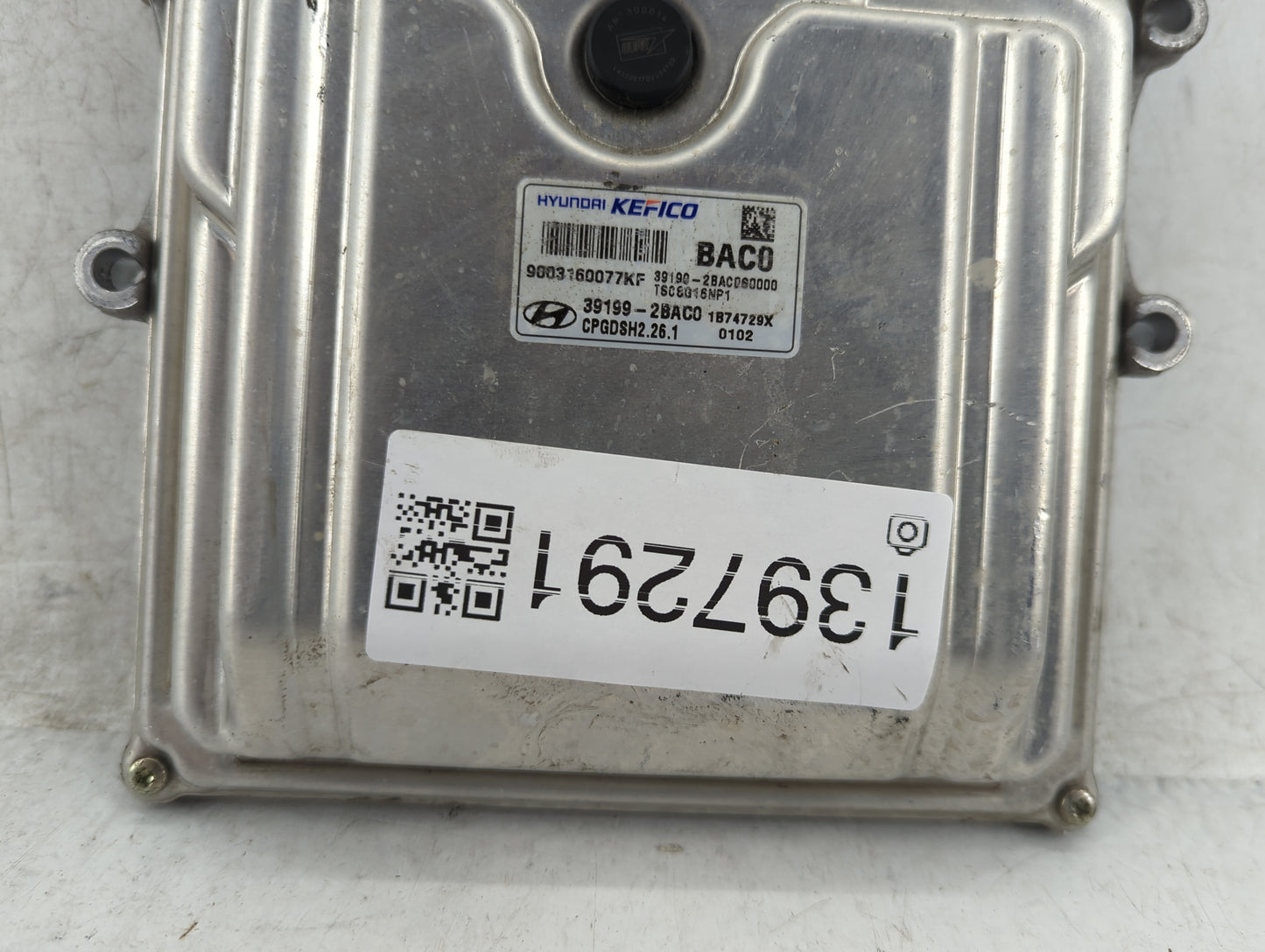 2018-2019 Hyundai Accent PCM Engine Control Computer ECU ECM PCU OEM P/N:39199-2BAC0 3160077KF Fits Fits 2018 2019 OEM Used 