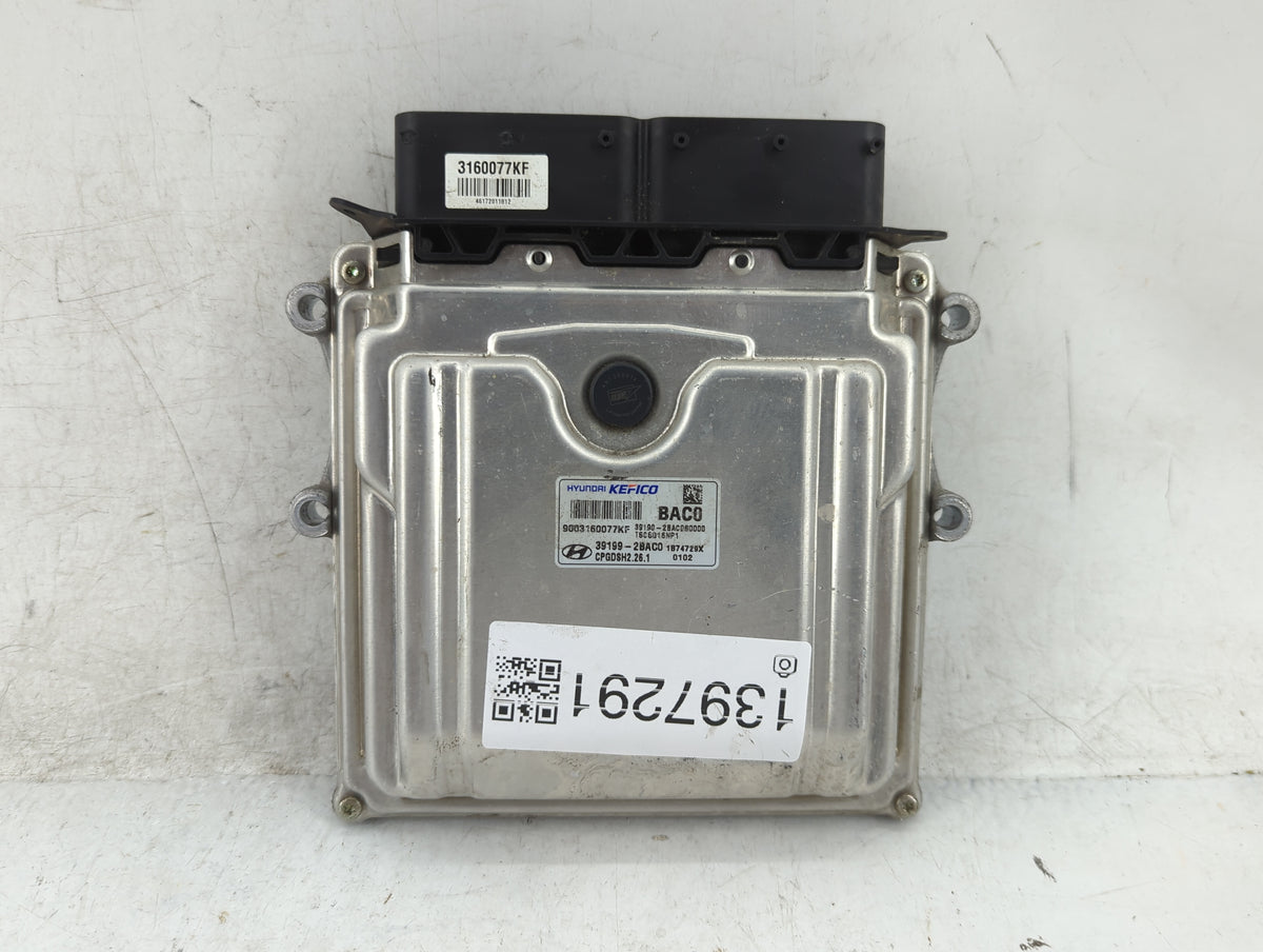 2018-2019 Hyundai Accent PCM Engine Control Computer ECU ECM PCU OEM P/N:39199-2BAC0 3160077KF Fits 2018 2019 OEM Used Auto 