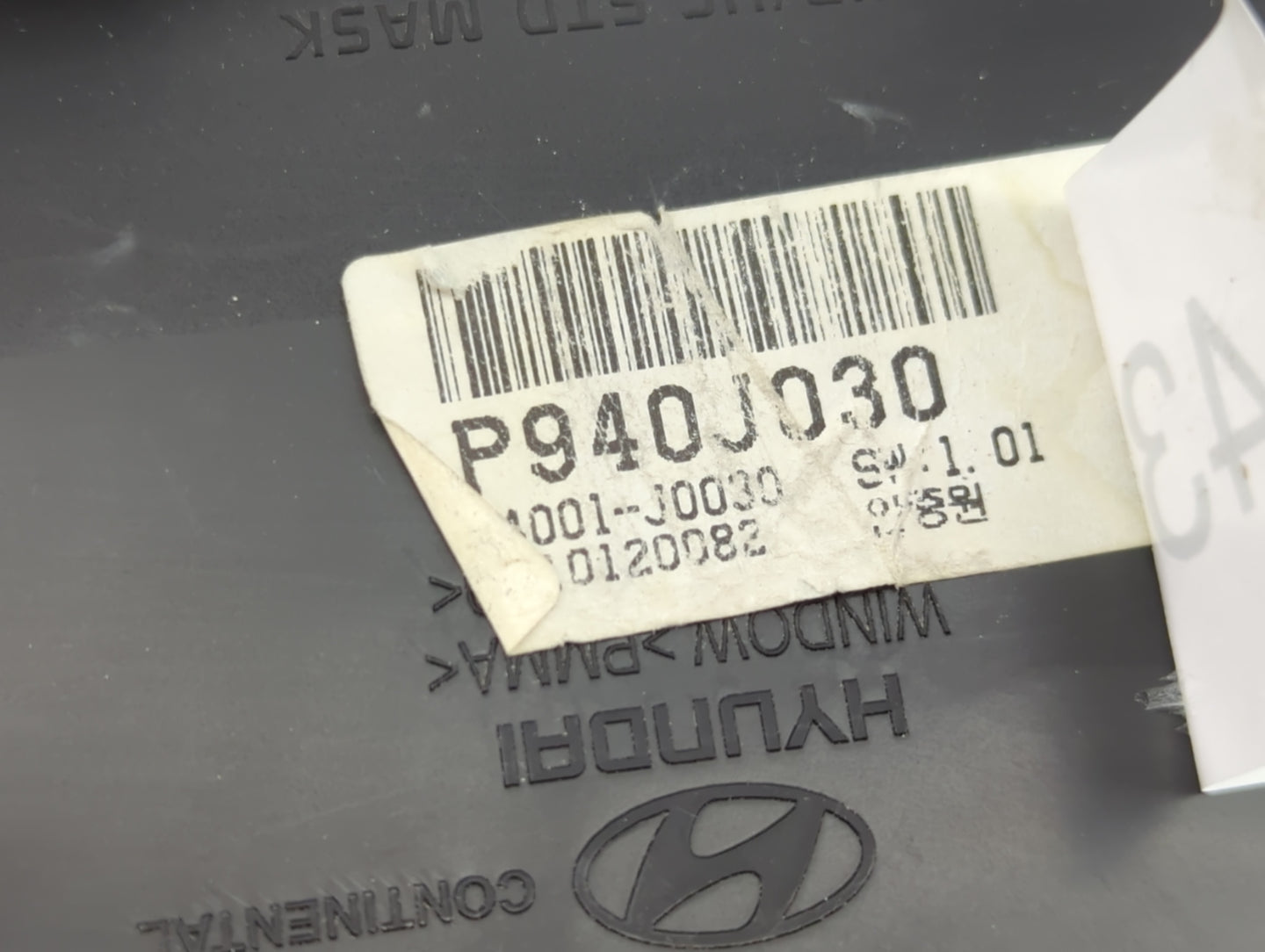 2018 Hyundai Accent Instrument Cluster Speedometer Gauges P/N:94001-J0030 P940J030 Fits OEM Used Auto Parts - Oemusedautopar