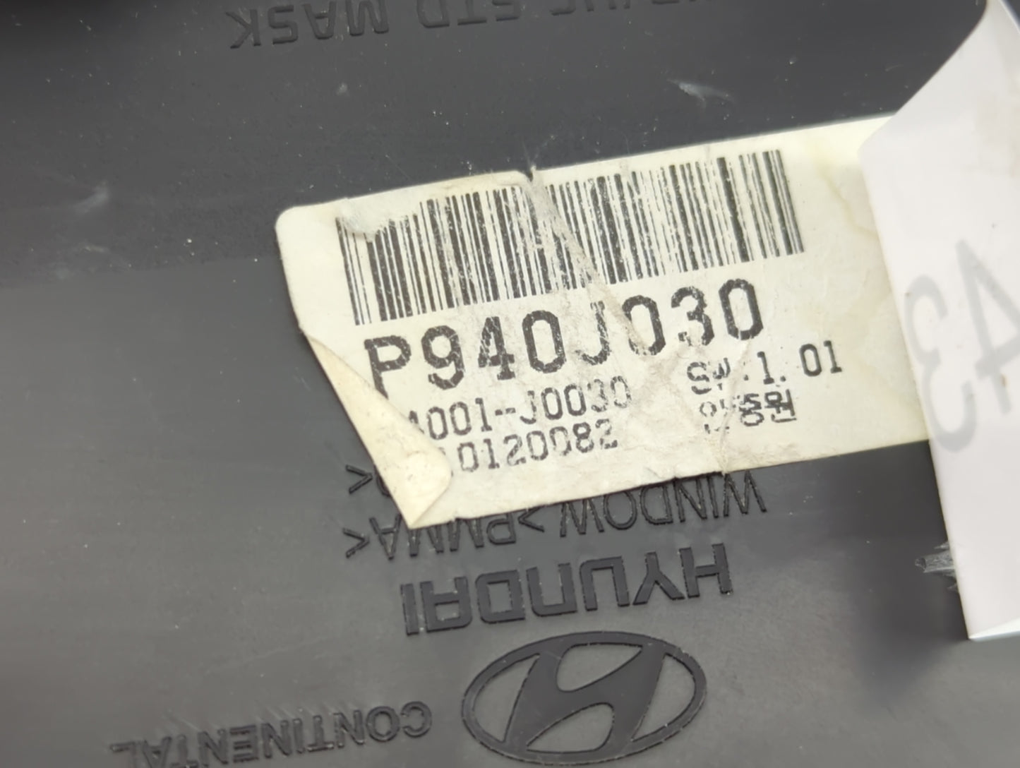 2018 Hyundai Accent Instrument Cluster Speedometer Gauges P/N:94001-J0030 P940J030 Fits OEM Used Auto Parts - Oemusedautopar