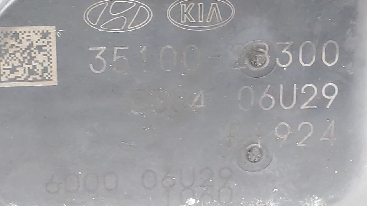 2012-2019 Hyundai Accent Throttle Body P/N:35100-2B300 Fits Fits 2012 2013 2014 2015 2016 2017 2018 2019 OEM Used Auto Parts