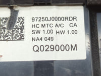 2018-2022 Hyundai Accent Climate Control Module Temperature AC/Heater Replacement P/N:97250J0000RDR Fits OEM Used Auto Parts