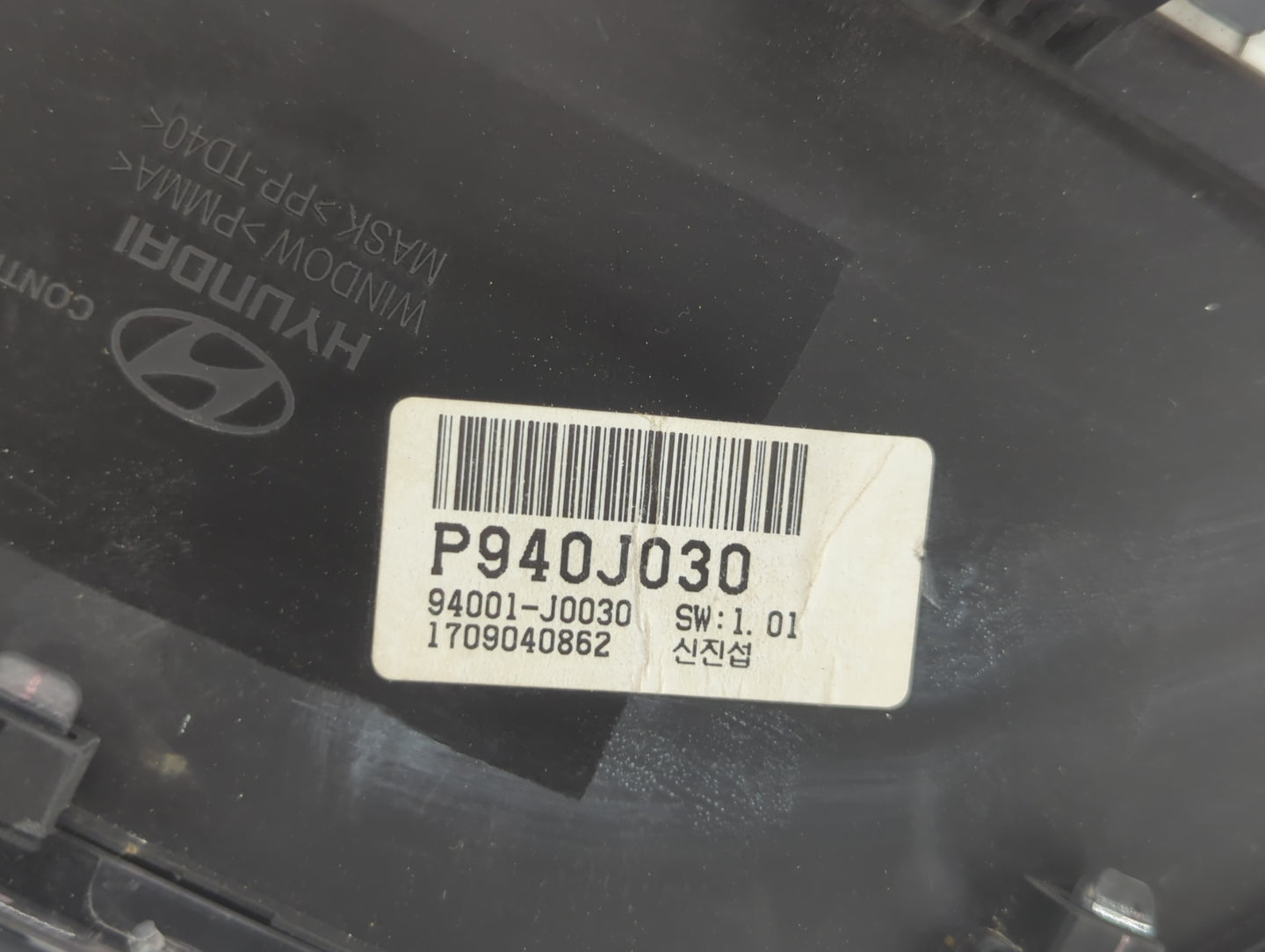 2018 Hyundai Accent Instrument Cluster Speedometer Gauges P/N:94001-J0030 Fits OEM Used Auto Parts - Oemusedautoparts1.com