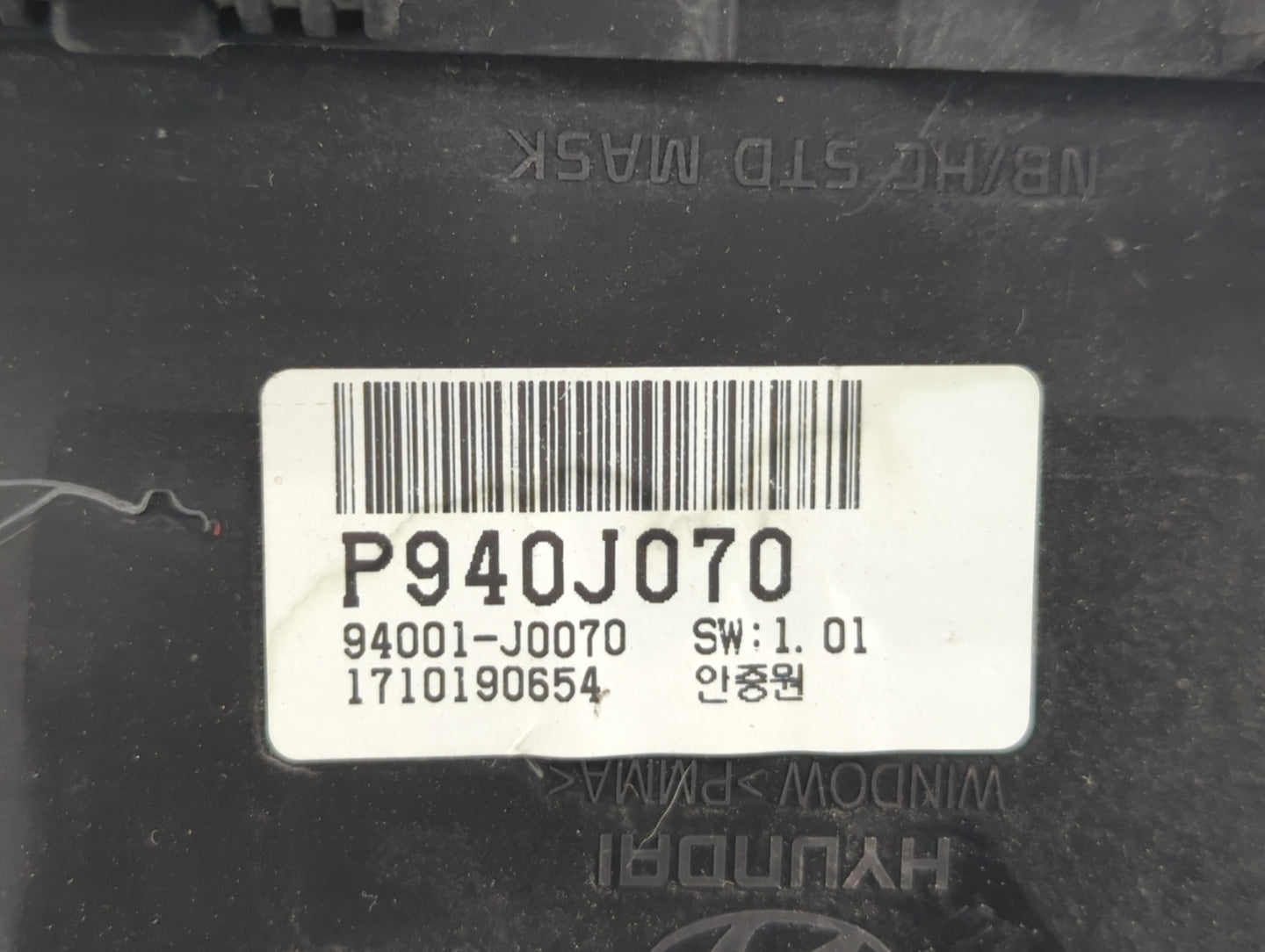 2018 Hyundai Accent Instrument Cluster Speedometer Gauges P/N:94001-J0070 Fits OEM Used Auto Parts - Oemusedautoparts1.com