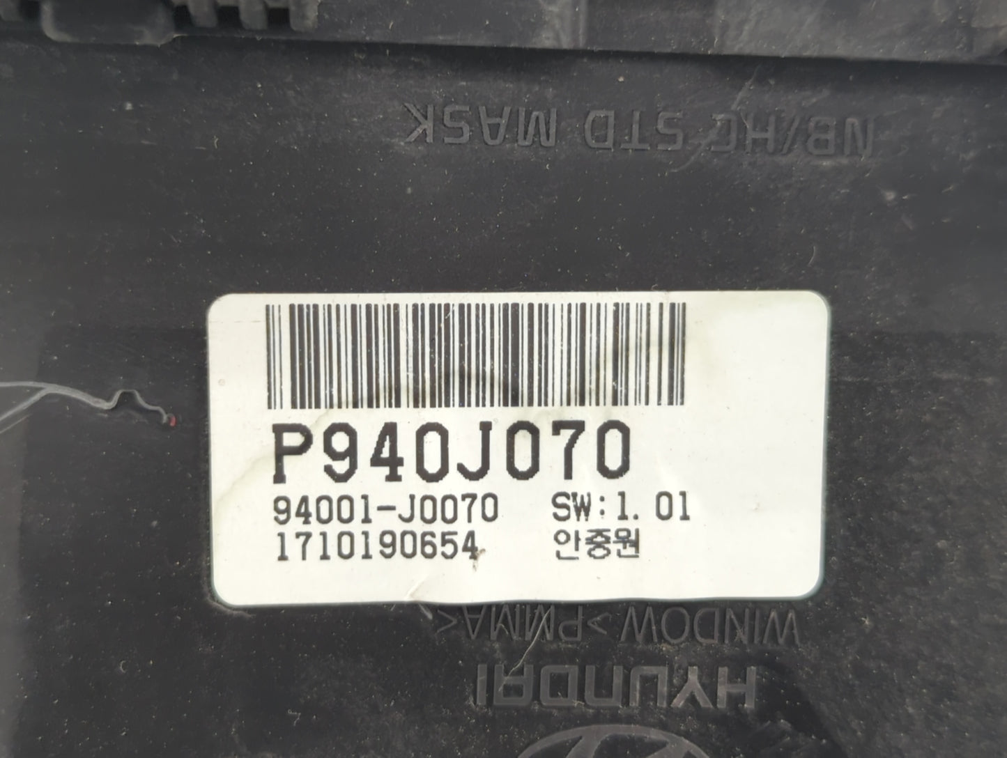 2018 Hyundai Accent Instrument Cluster Speedometer Gauges P/N:94001-J0070 Fits OEM Used Auto Parts - Oemusedautoparts1.com