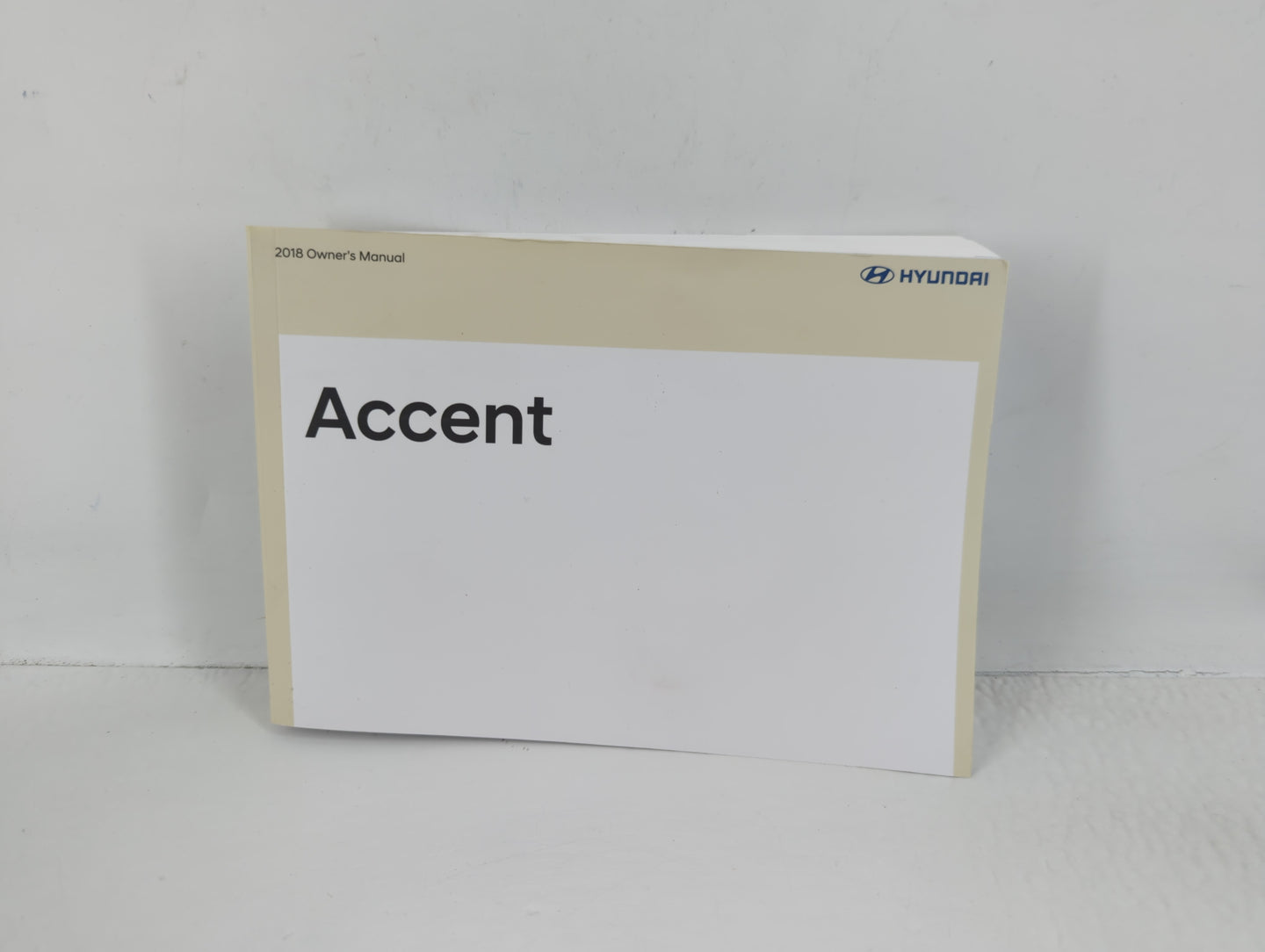 2018 Hyundai Accent Owners Manual Book Guide P/N:J0S4-EE84C OEM Used Auto Parts - Oemusedautoparts1.com