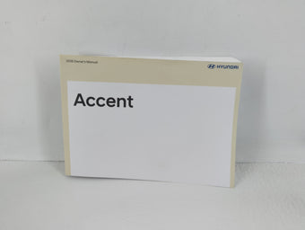 compare product 2018 Hyundai Accent Owners Manual Book Guide P/N:J0S4-EE84C OEM Used Auto Parts