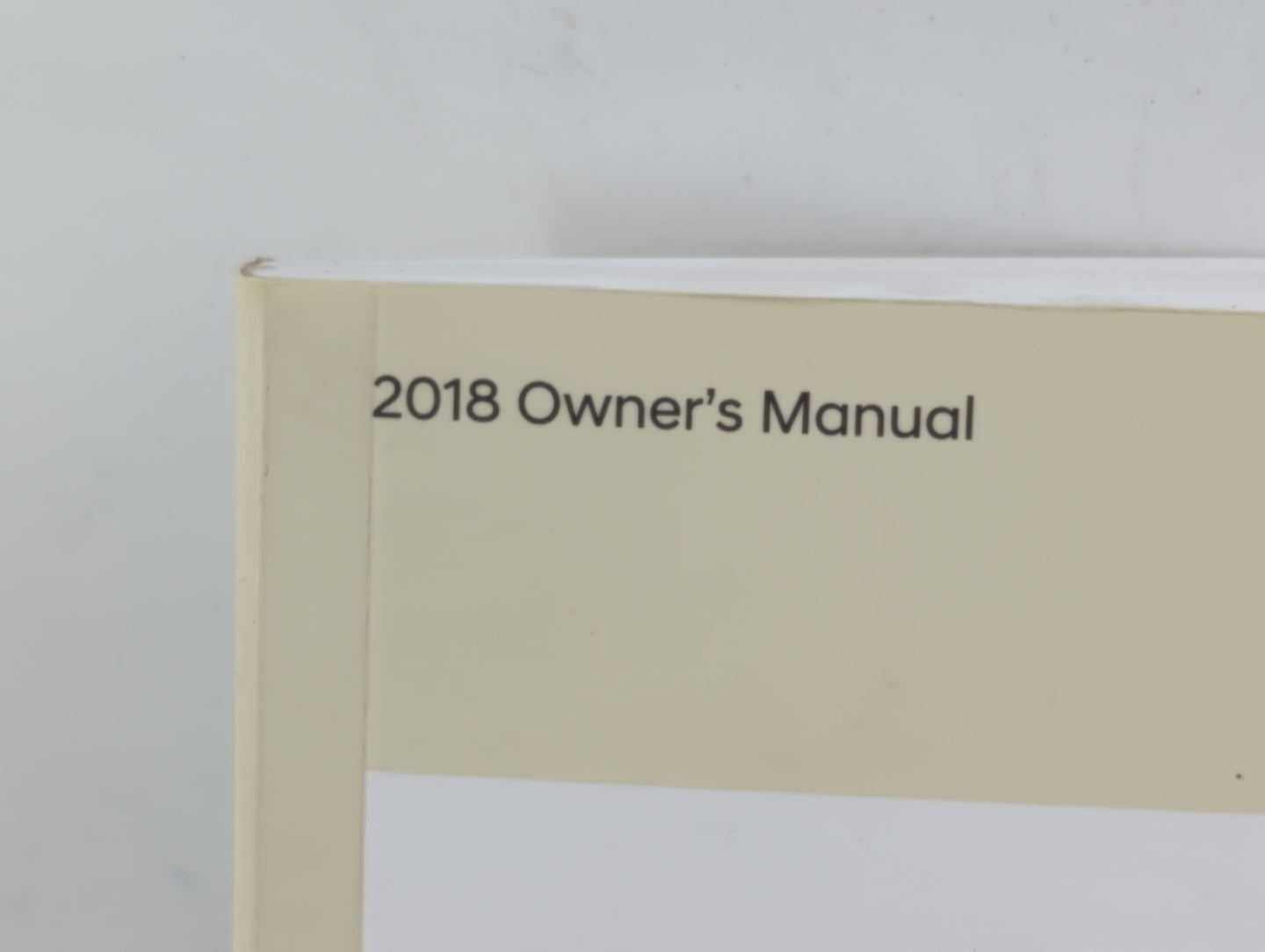2018 Hyundai Accent Owners Manual Book Guide P/N:J0S4-EE84C OEM Used Auto Parts - Oemusedautoparts1.com