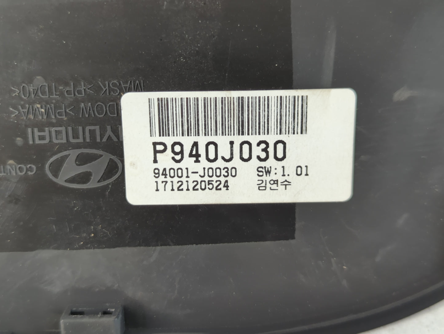 2018 Hyundai Accent Instrument Cluster Speedometer Gauges P/N:94001-J0030 P940J030 Fits OEM Used Auto Parts - Oemusedautopar