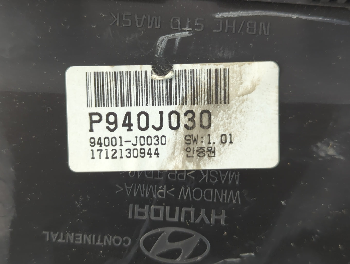 2018 Hyundai Accent Instrument Cluster Speedometer Gauges P/N:94001-J0030 Fits OEM Used Auto Parts - Oemusedautoparts1.com