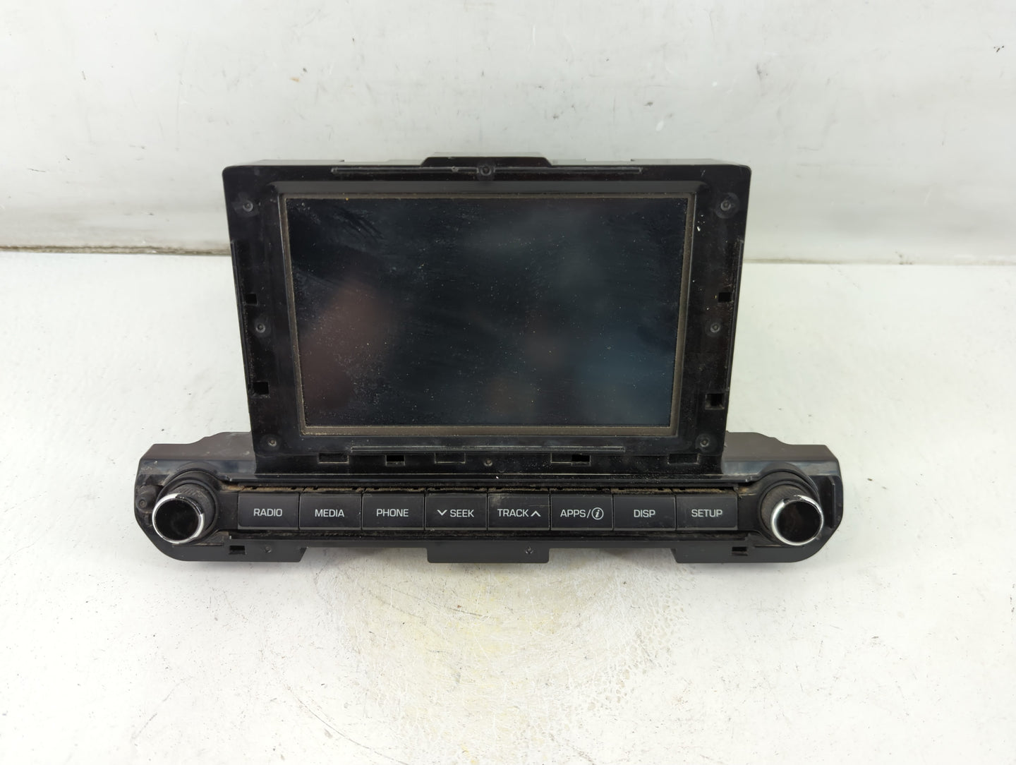 2017-2018 Hyundai Elantra Radio AM FM Cd Player Receiver Replacement P/N:96160-F2101UAT Fits Fits 2017 2018 OEM Used Auto Pa