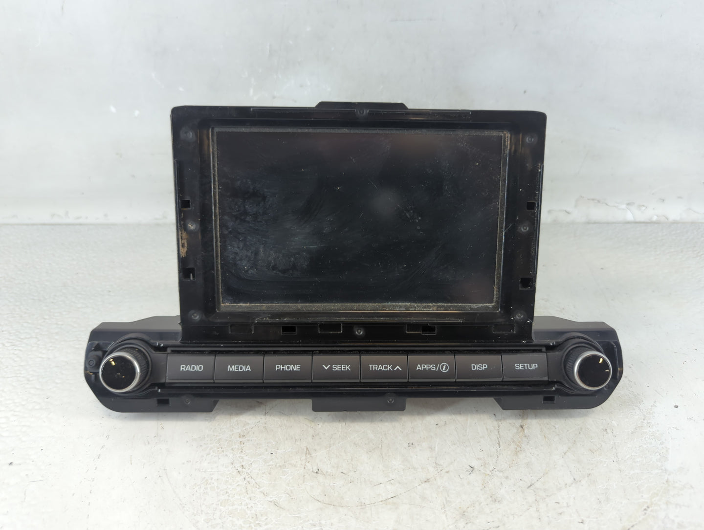2017-2018 Hyundai Elantra Radio AM FM Cd Player Receiver Replacement P/N:96160-F2101UAT Fits Fits 2017 2018 OEM Used Auto Pa