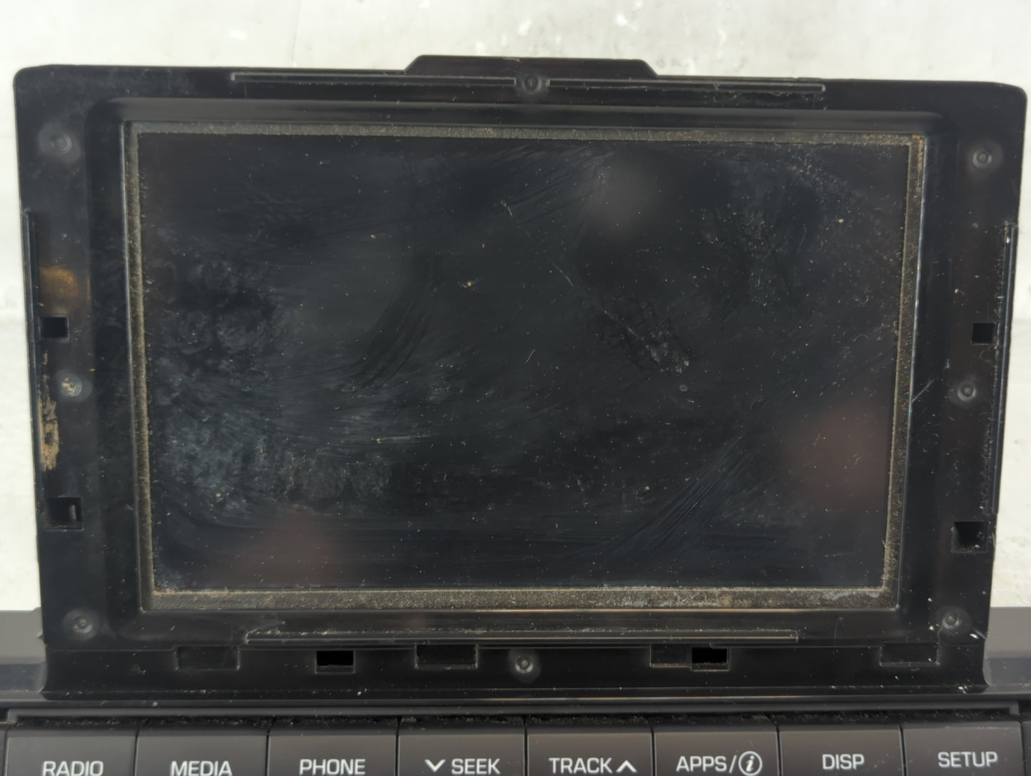 2017-2018 Hyundai Elantra Radio AM FM Cd Player Receiver Replacement P/N:96160-F2101UAT Fits Fits 2017 2018 OEM Used Auto Pa