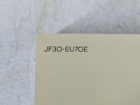 2018 Hyundai Elantra Owners Manual Book Guide P/N:JF3O-EU7OE OEM Used Auto Parts - Oemusedautoparts1.com