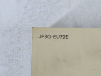 2018 Hyundai Elantra Owners Manual Book Guide P/N:JF3O-EU79E OEM Used Auto Parts - Oemusedautoparts1.com