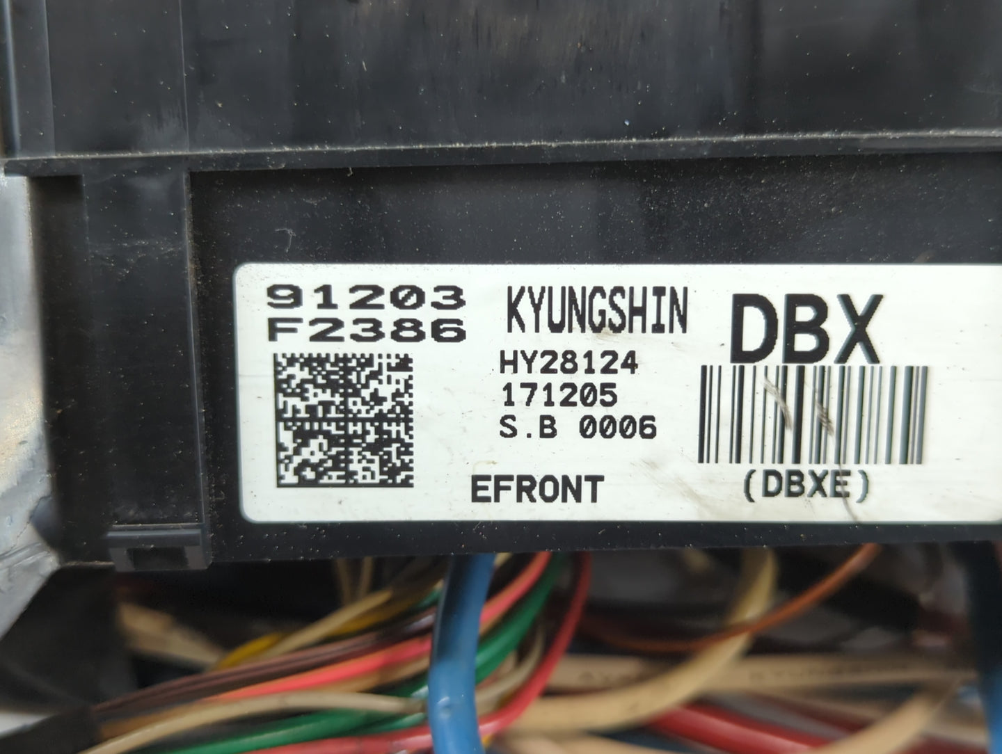 2018 Hyundai Elantra Fusebox Fuse Box Panel Relay Module P/N:91203 F2386 Fits OEM Used Auto Parts - Oemusedautoparts1.com