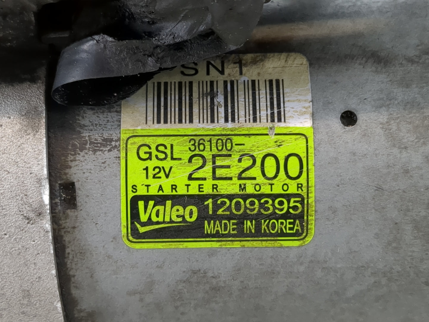 2017-2020 Hyundai Elantra Car Starter Motor Solenoid OEM P/N:36100-2E200 Fits Fits 2017 2018 2019 2020 OEM Used Auto Parts -