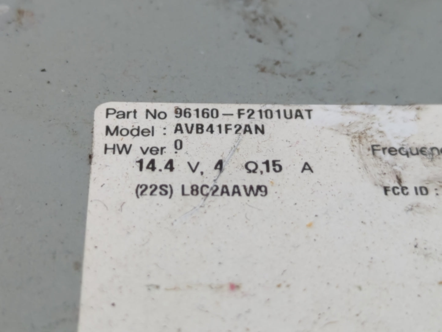 2017-2018 Hyundai Elantra Radio AM FM Cd Player Receiver Replacement P/N:96160-F2101UAT Fits Fits 2017 2018 OEM Used Auto Pa
