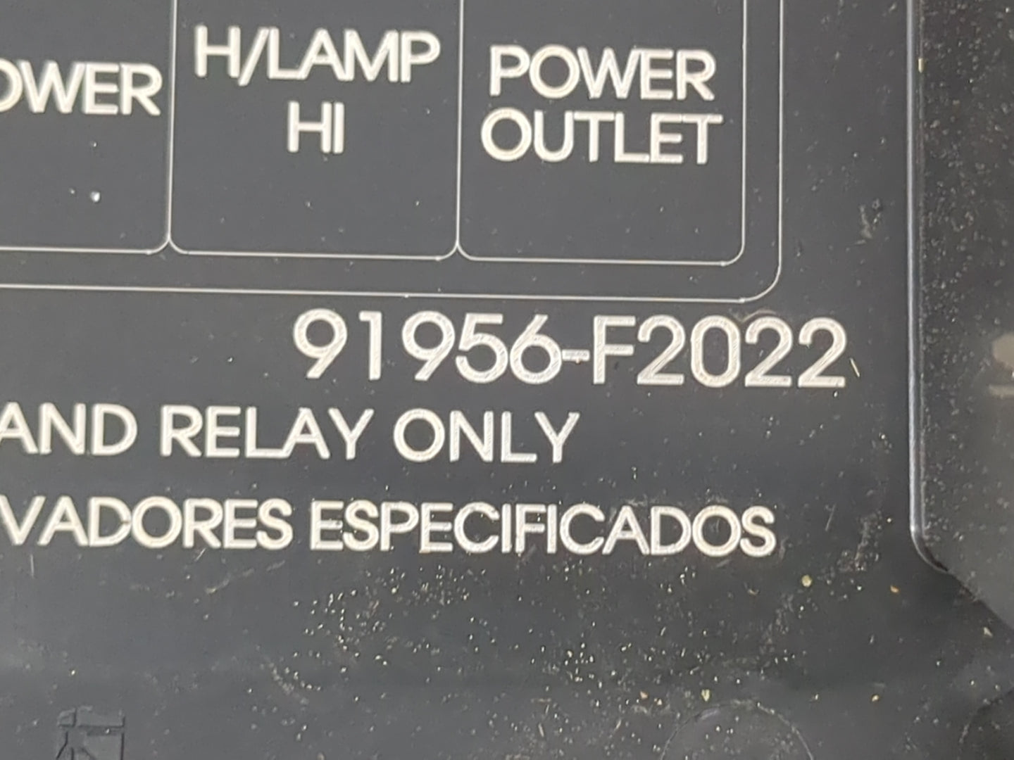 2018 Hyundai Elantra Fusebox Fuse Box Panel Relay Module P/N:91956-F2022 1707122420 Fits OEM Used Auto Parts - Oemusedautopa