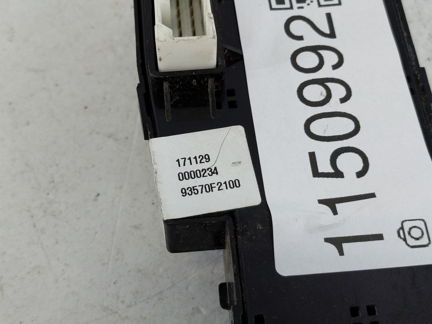 2017-2020 Hyundai Elantra Master Power Window Switch Replacement Driver Side Left P/N:93570F2100 Fits Fits 2017 2018 2019 20