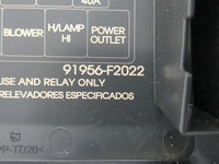 2018 Hyundai Elantra Fusebox Fuse Box Panel Relay Module P/N:91956-F2022 Fits OEM Used Auto Parts - Oemusedautoparts1.com