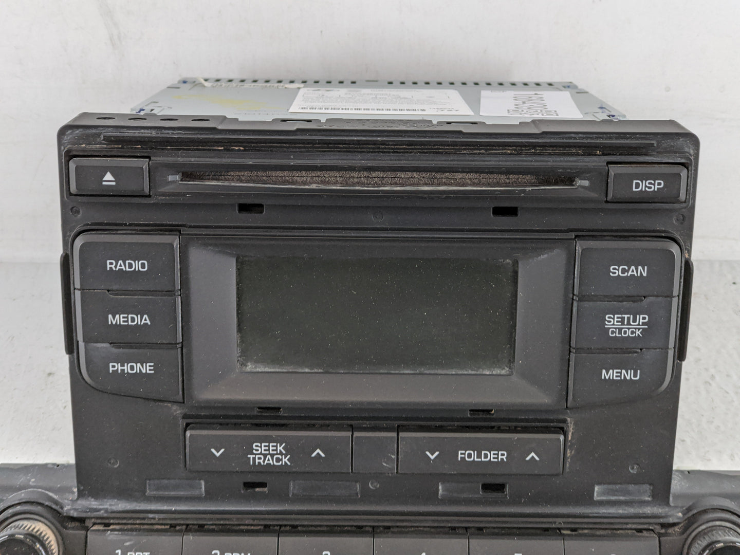 2017-2018 Hyundai Elantra Radio AM FM Cd Player Receiver Replacement P/N:96170-F2270UAT Fits Fits 2017 2018 OEM Used Auto Pa