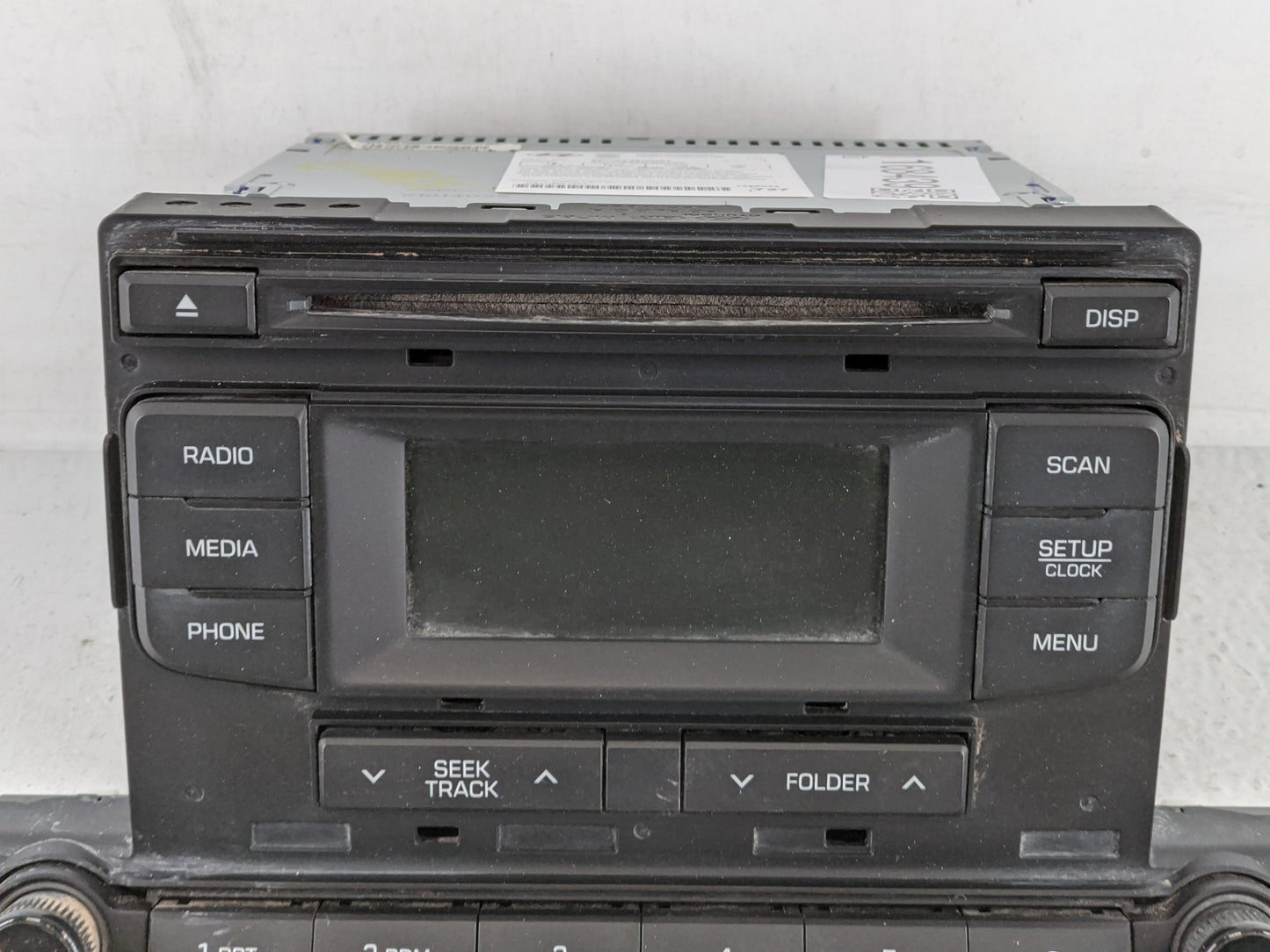2017-2018 Hyundai Elantra Radio AM FM Cd Player Receiver Replacement P/N:96170-F2270UAT Fits Fits 2017 2018 OEM Used Auto Pa