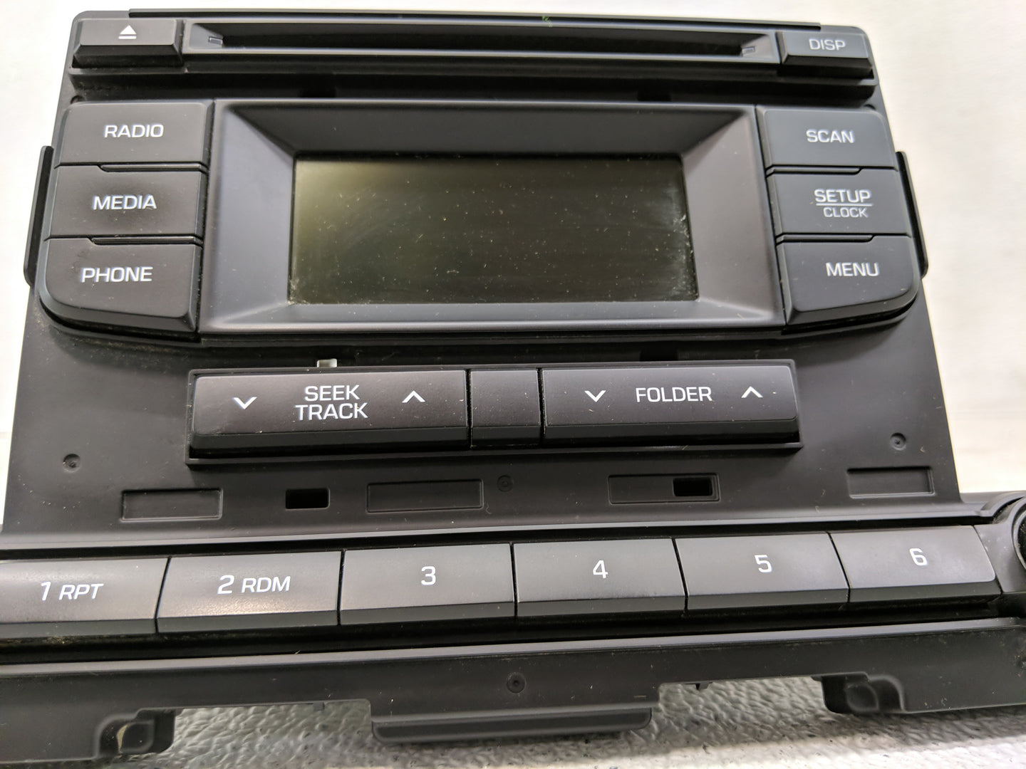 2017-2018 Hyundai Elantra Radio AM FM Cd Player Receiver Replacement P/N:96170F22700UAT Fits Fits 2017 2018 OEM Used Auto Pa
