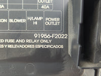 2018 Hyundai Elantra Fusebox Fuse Box Panel Relay Module P/N:1701171381 Fits OEM Used Auto Parts - Oemusedautoparts1.com