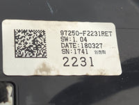 2017-2018 Hyundai Elantra Climate Control Module Temperature AC/Heater Replacement P/N:97250-F2231RET Fits Fits 2017 2018 OE